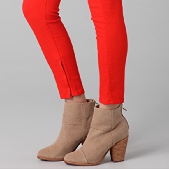 RAG & BONE Zipper Capri Orange - Picture 7 of 14